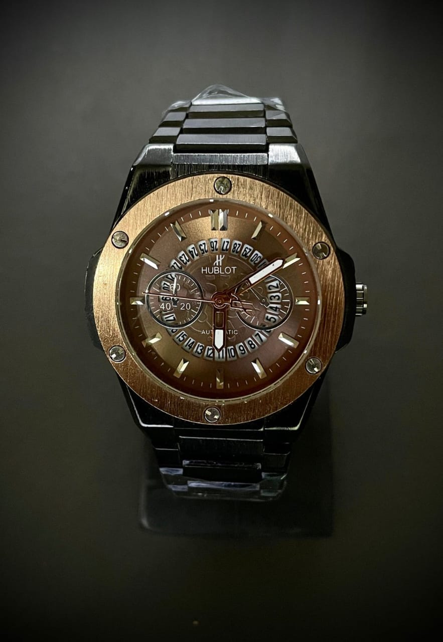 Hublot Big Bang Series - Men’s | Brushed Copper Bezel & Black Ceramic Style Band