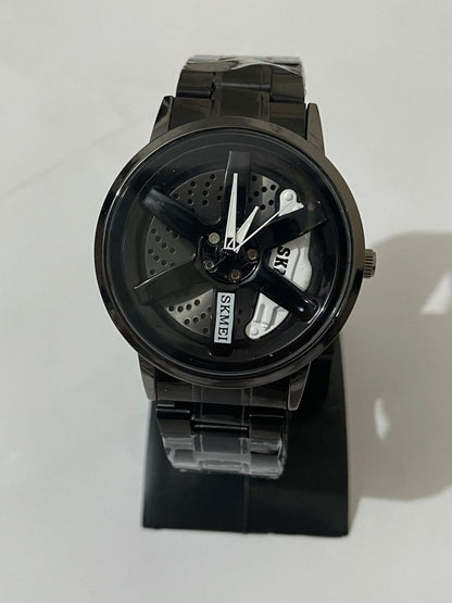 SKMEI "Velocity" 3D Car Rim Watch – Performance Racing Edition