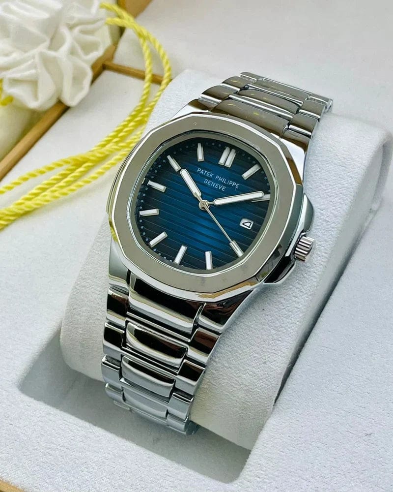 Patek Philippe Nautilus Watch: Stainless Steel with Date Display