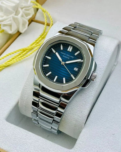 Patek Philippe Nautilus Watch: Stainless Steel with Date Display