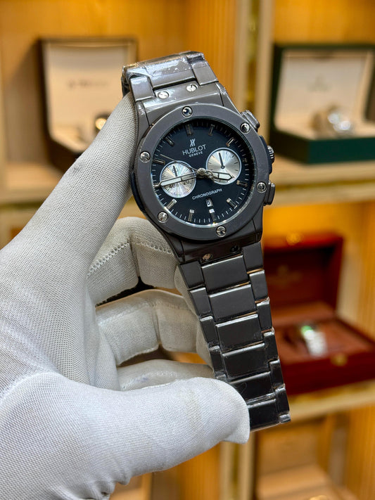 Hublot Classic Fusion Chronograph – Sunray Dial with Integrated Steel Bracelet